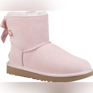 Pink Bow Ugg Boots